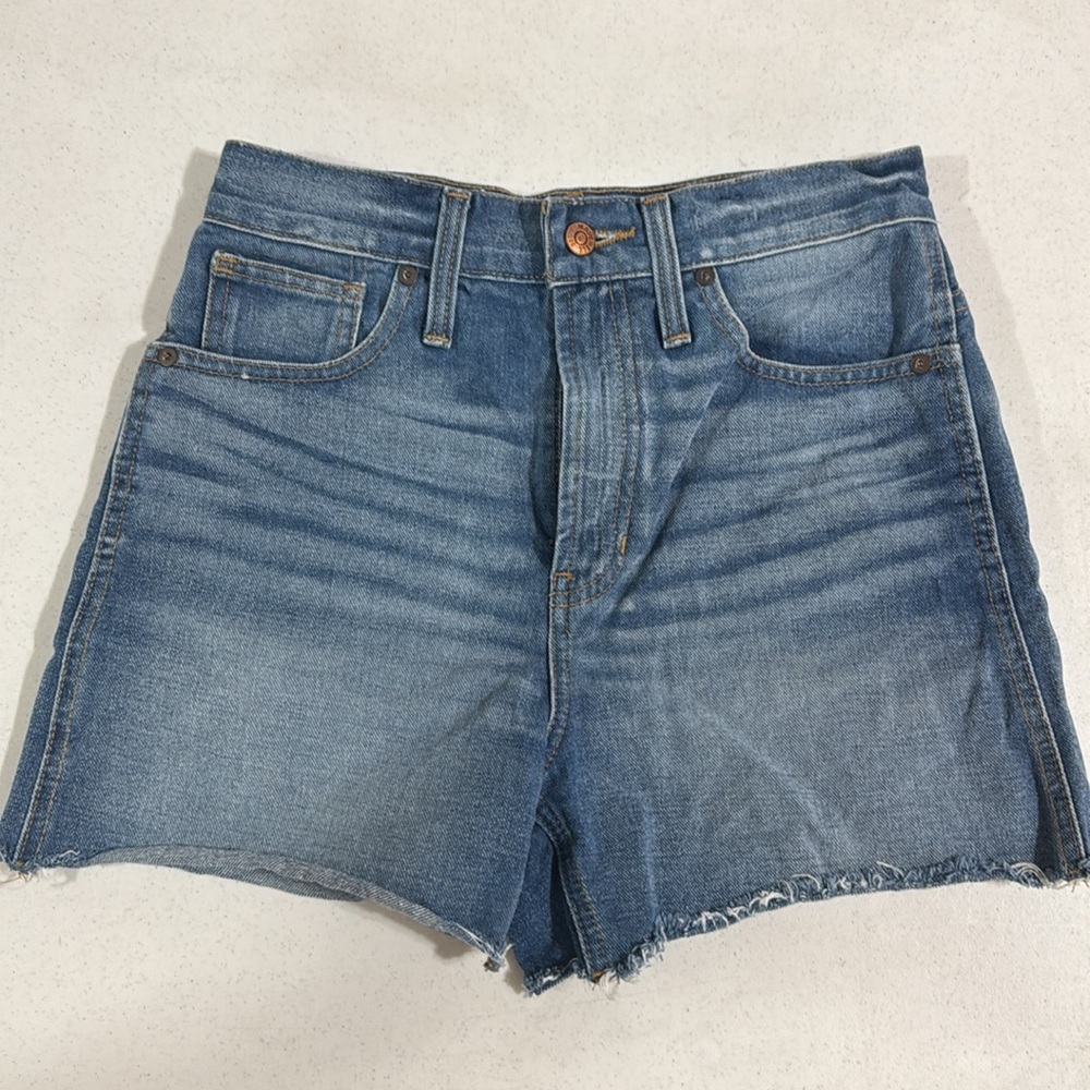 Madewell Perfect Jean Blue Shorts Size 25 Women’s - Picture 1 of 10